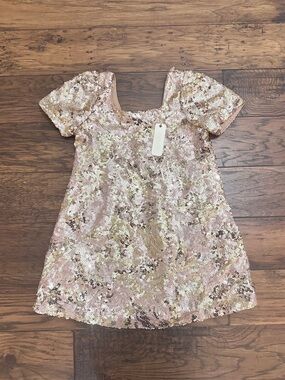 NWT Noralee Sequin Bronze Daisy Dress*